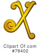 Elegant Gold Letters Clipart #78402 by BNP Design Studio