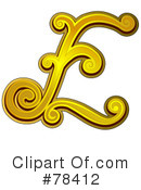 Elegant Gold Letters Clipart #78412 by BNP Design Studio
