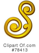 Elegant Gold Letters Clipart #78413 by BNP Design Studio