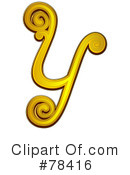 Elegant Gold Letters Clipart #78416 by BNP Design Studio