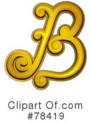 Elegant Gold Letters Clipart #78419 by BNP Design Studio