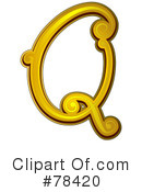 Elegant Gold Letters Clipart #78420 by BNP Design Studio