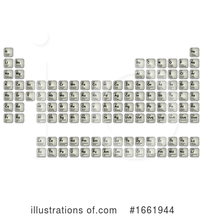 Periodic Table Clipart #1661944 by Steve Young