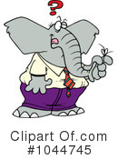 Elephant Clipart #1044745 by toonaday