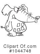 Elephant Clipart #1044748 by toonaday