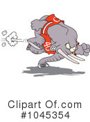 Elephant Clipart #1045354 by toonaday