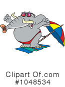 Elephant Clipart #1048534 by toonaday