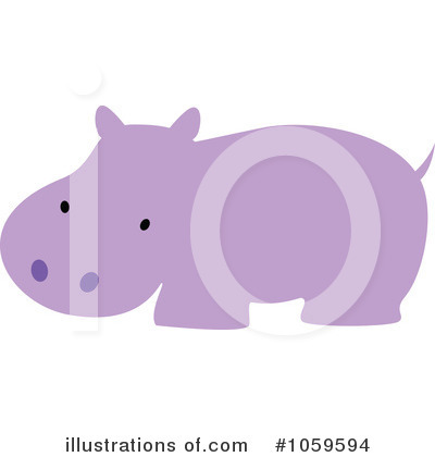 Royalty-Free (RF) Elephant Clipart Illustration by peachidesigns - Stock Sample #1059594