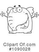 Elephant Clipart #1090028 by Hit Toon