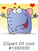 Elephant Clipart #1090030 by Hit Toon