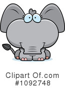 Elephant Clipart #1092748 by Cory Thoman
