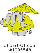 Elephant Clipart #1095548 by djart