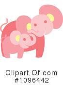 Elephant Clipart #1096442 by Cherie Reve