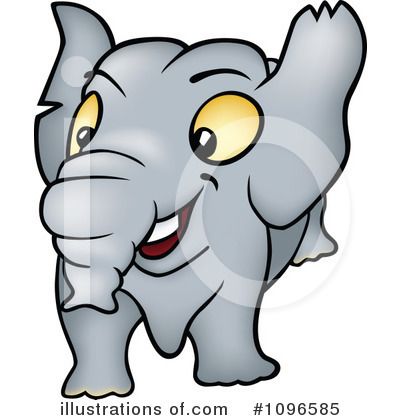 Royalty-Free (RF) Elephant Clipart Illustration by dero - Stock Sample #1096585