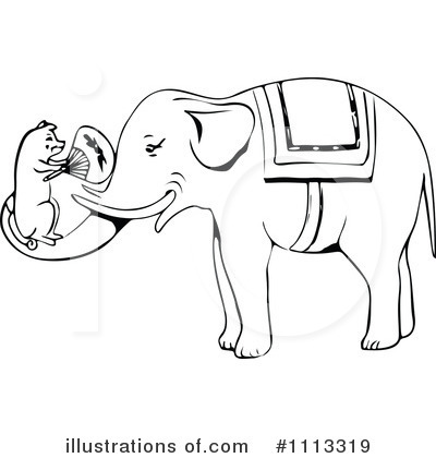 Elephant Clipart #1113319 by Prawny Vintage