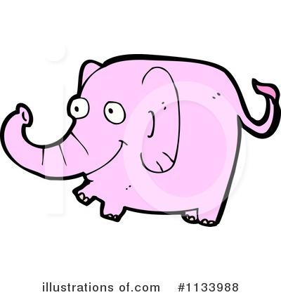 Royalty-Free (RF) Elephant Clipart Illustration by lineartestpilot - Stock Sample #1133988