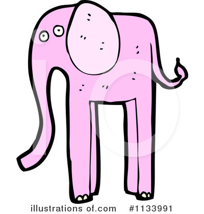 Royalty-Free (RF) Elephant Clipart Illustration by lineartestpilot - Stock Sample #1133991