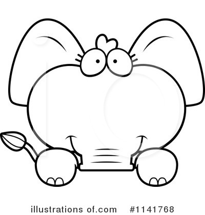 Royalty-Free (RF) Elephant Clipart Illustration by Cory Thoman - Stock Sample #1141768