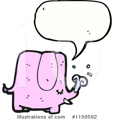 Royalty-Free (RF) Elephant Clipart Illustration by lineartestpilot - Stock Sample #1150502
