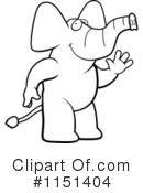 Elephant Clipart #1151404 by Cory Thoman