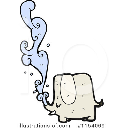 Royalty-Free (RF) Elephant Clipart Illustration by lineartestpilot - Stock Sample #1154069