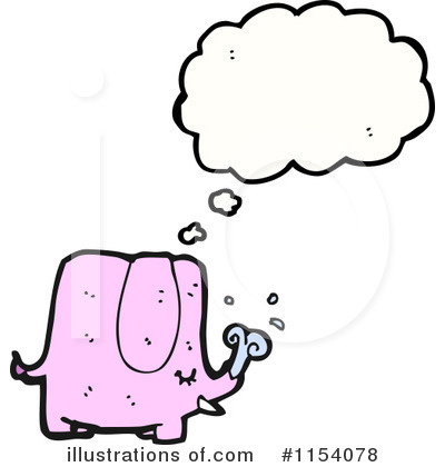 Royalty-Free (RF) Elephant Clipart Illustration by lineartestpilot - Stock Sample #1154078