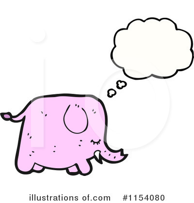 Royalty-Free (RF) Elephant Clipart Illustration by lineartestpilot - Stock Sample #1154080