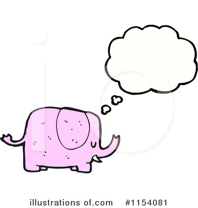 Royalty-Free (RF) Elephant Clipart Illustration by lineartestpilot - Stock Sample #1154081