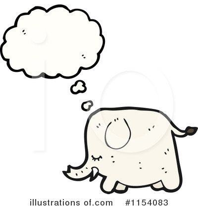 Royalty-Free (RF) Elephant Clipart Illustration by lineartestpilot - Stock Sample #1154083