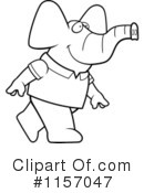 Elephant Clipart #1157047 by Cory Thoman