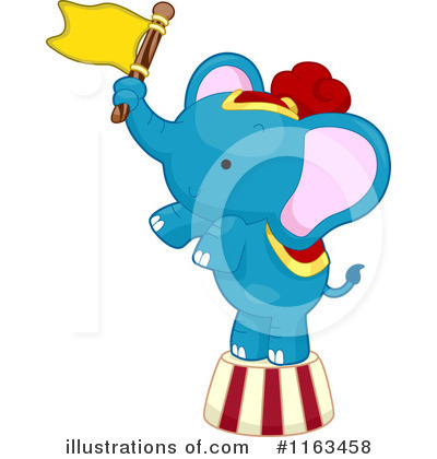 Royalty-Free (RF) Elephant Clipart Illustration by BNP Design Studio - Stock Sample #1163458