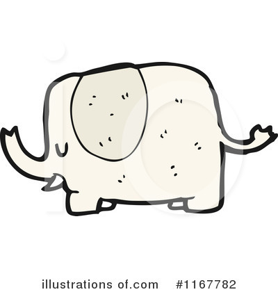 Royalty-Free (RF) Elephant Clipart Illustration by lineartestpilot - Stock Sample #1167782