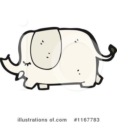 Royalty-Free (RF) Elephant Clipart Illustration by lineartestpilot - Stock Sample #1167783