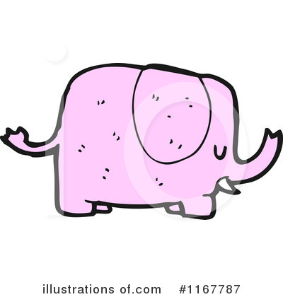 Royalty-Free (RF) Elephant Clipart Illustration by lineartestpilot - Stock Sample #1167787