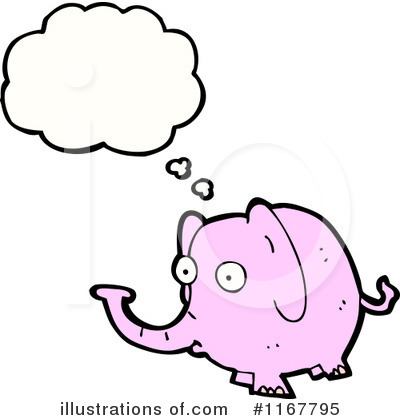 Royalty-Free (RF) Elephant Clipart Illustration by lineartestpilot - Stock Sample #1167795