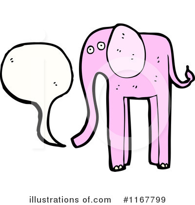 Royalty-Free (RF) Elephant Clipart Illustration by lineartestpilot - Stock Sample #1167799