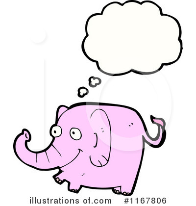 Royalty-Free (RF) Elephant Clipart Illustration by lineartestpilot - Stock Sample #1167806