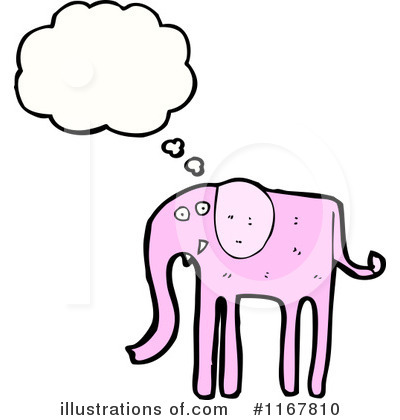 Royalty-Free (RF) Elephant Clipart Illustration by lineartestpilot - Stock Sample #1167810