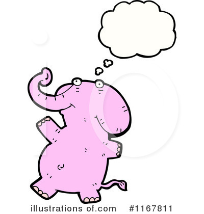 Royalty-Free (RF) Elephant Clipart Illustration by lineartestpilot - Stock Sample #1167811