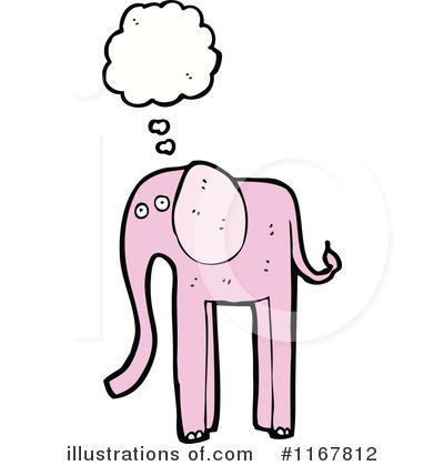 Royalty-Free (RF) Elephant Clipart Illustration by lineartestpilot - Stock Sample #1167812
