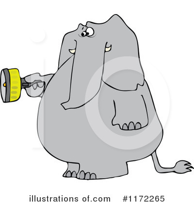 Royalty-Free (RF) Elephant Clipart Illustration by djart - Stock Sample #1172265