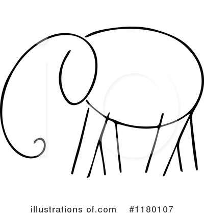 Elephant Clipart #1180107 by Prawny Vintage