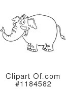 Elephant Clipart #1184582 by Hit Toon