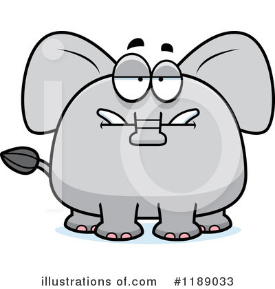 Royalty-Free (RF) Elephant Clipart Illustration by Cory Thoman - Stock Sample #1189033
