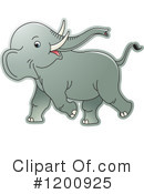 Elephant Clipart #1200925 by Lal Perera