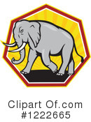 Elephant Clipart #1222665 by patrimonio