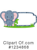 Elephant Clipart #1234868 by BNP Design Studio