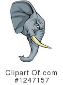 Elephant Clipart #1247157 by AtStockIllustration