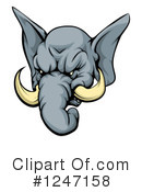 Elephant Clipart #1247158 by AtStockIllustration