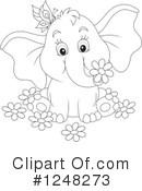 Elephant Clipart #1248273 by Alex Bannykh